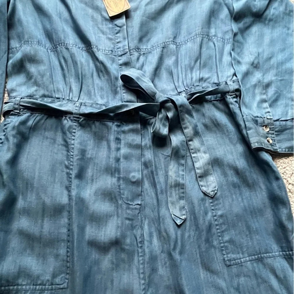 Fat face Imogen Tencel Jumpsuit chambray 10 new - Picture 7 of 13